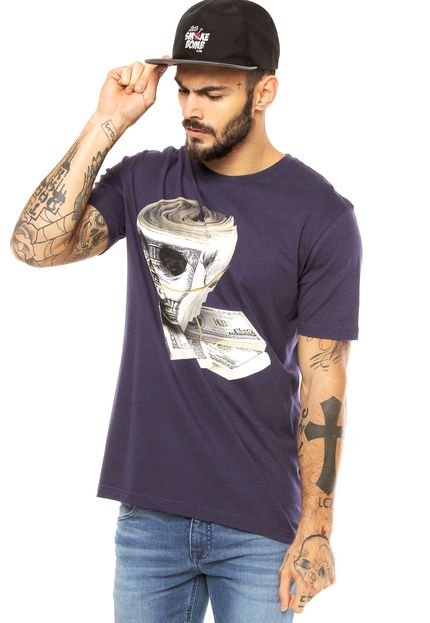 Camiseta ...Lost Skull Money Azul - Marca ...Lost