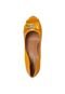 Peep Toe FiveBlu Amarelo - Marca FiveBlu