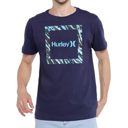 Camiseta Hurley Silk Frame Masculina Azul Marinho - Marca Hurley