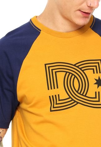 Camiseta DC Shoes Raglan Epic Amarela