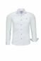 Camisa Manga Longa Amil Tecido Com Elastano Sem Bolso Modelagem Slim 1823 Astro Branco 5 - Marca Amil