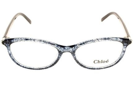Óculos de Grau Chloé CE2614 423/52 Azul Marmorizado - Marca Chloé