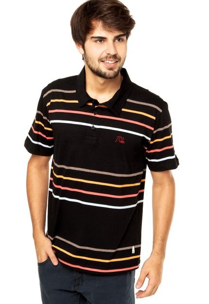 Camiseta Polo Quiksilver Church Preta - Marca Quiksilver