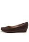 Scarpin Piccadilly Anabela Marrom - Marca Piccadilly