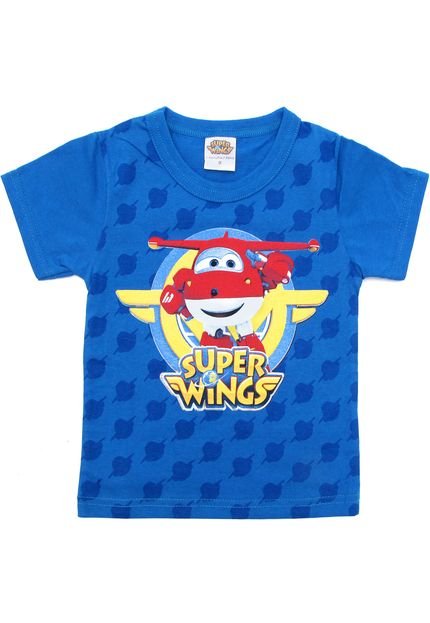 Camiseta Marlan Menino Super Wings Azul - Marca Marlan