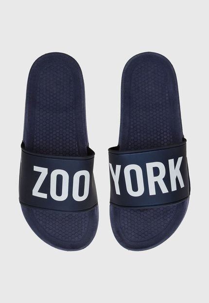 Chinelo Slide Zoo York City Azul-Marinho - Marca Zoo York