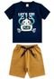 Kit 3 Conjunto Masculino Camiseta   Bermuda Verão Infantil Menino - Marca COLBACHO
