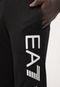 Calça de Moletom EA7 Reta Logo Preta - Marca EA7