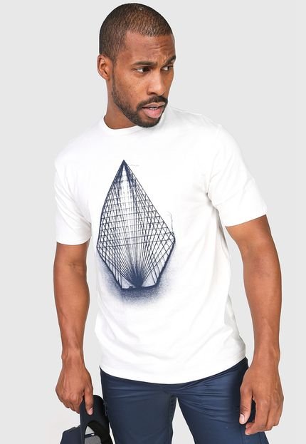 Menor preço em Camiseta Volcom Yarn Off-White