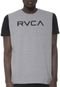 Camiseta RVCA Big Logo Cinza - Marca RVCA