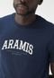 Camiseta Aramis Slim Estampada Azul Marinho - Marca Aramis