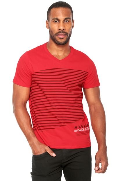 Camiseta Habana Estampada Vermelha - Marca Habana