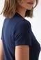 Blusa Lacoste Logo Azul - Marca Lacoste