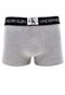Cueca Calvin Klein Underwear Boxer Lettering Cinza - Marca Calvin Klein Underwear