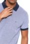 Camisa Polo Tommy Hilfiger Regular Fit Azul-Marinho - Marca Tommy Hilfiger