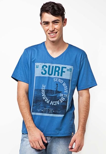 Camiseta FiveBlu Surf Azul - Marca FiveBlu