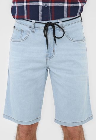 Bermuda Jeans Element Slim Essentials Azul