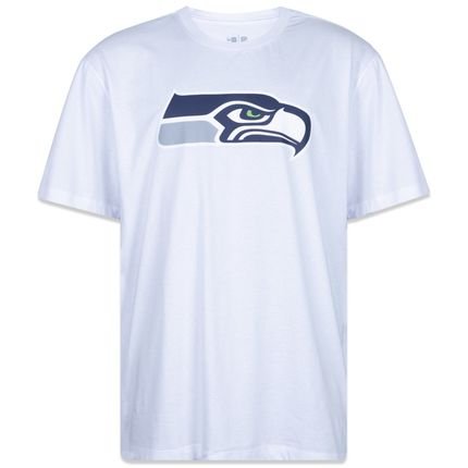 Camiseta New Era Regular Seattle Seahawks Branco - Marca New Era
