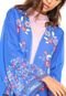 Kimono Sommer Estampado Azul - Marca Sommer