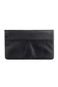 Clutch de couro liso Nikki - Preto - Marca Andrea Vinci