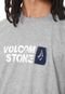 Camiseta Volcom Stence Cinza - Marca Volcom