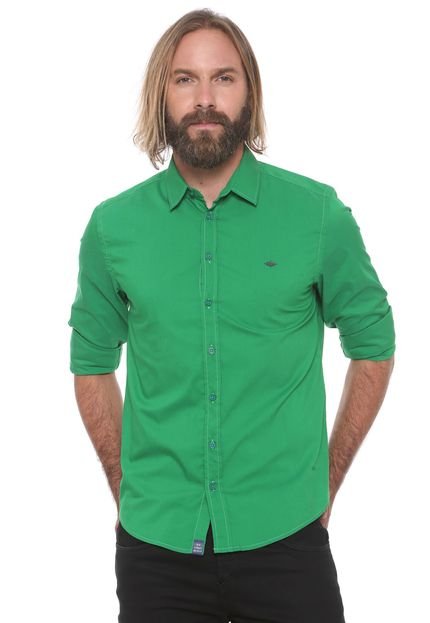 Camisa Triton Slim Logo Verde - Marca Triton