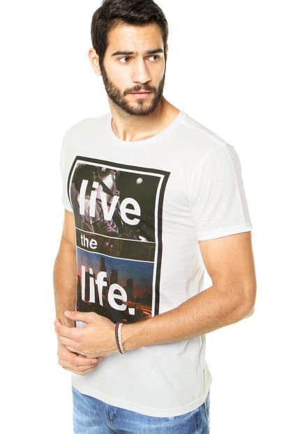 Camiseta FiveBlu Live Branca - Marca FiveBlu