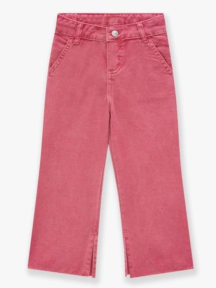 Calça Jeans Infantil Menina Nanai Vermelho Claro - Marca Nanai