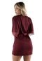 Robe Fitss Romantic Com Renda Vinho - Marca Fitss