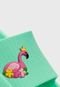 Chinelo Nuvem Popidi Infantil Menina Flamingo Verde - Marca Pópidí
