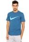 Camiseta Nike Sportswear Hangtag Swoosh Azul - Marca Nike Sportswear