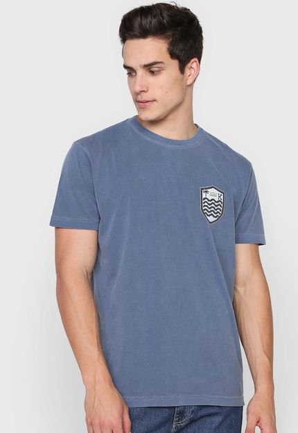 Camiseta Osklen Brasão Azul - Marca Osklen