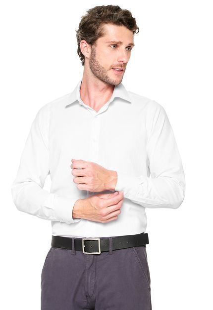 Camisa Aleatory Slim Comfort Branca - Marca Aleatory