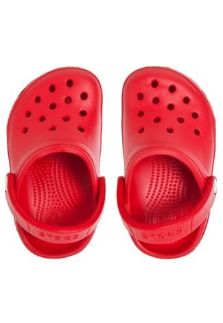 Papete Crocs Retro Clog Kids Vermelha