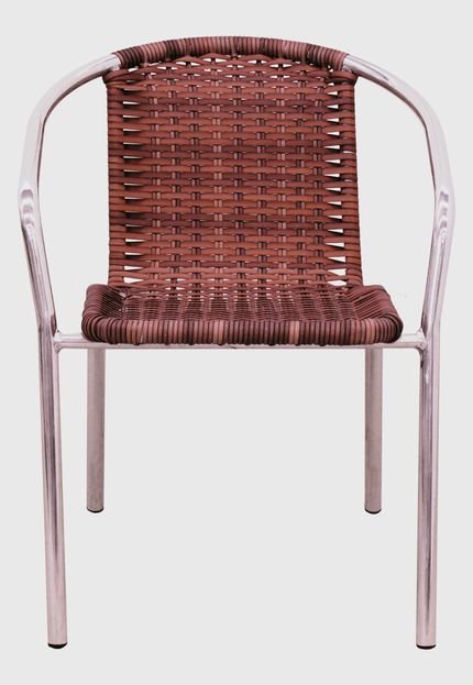 Cadeira Em Alumínio E Fibra Sintética Castor Estonado Pressa Móveis - Marca Pressa Móveis