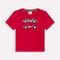 Camiseta Infantil Menino Milon com Bordados de Carros Vermelho - Marca Milon