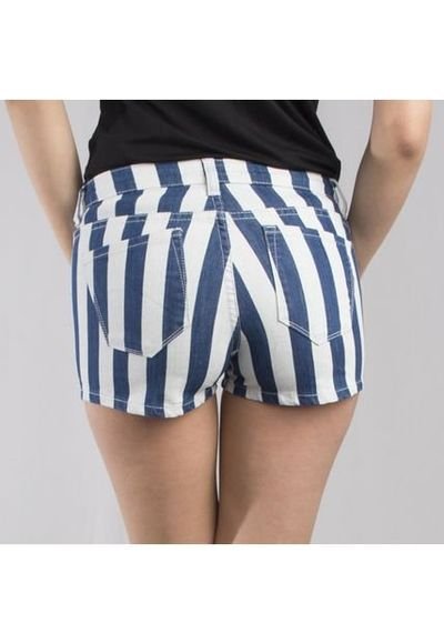 Short Mujer Cielo Blanco Azul Compra Ahora Dafiti Colombia