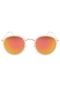 Óculos Solares DAFITI ACCESSORIES Arredondado Espelhado Dourado - Marca DAFITI ACCESSORIES