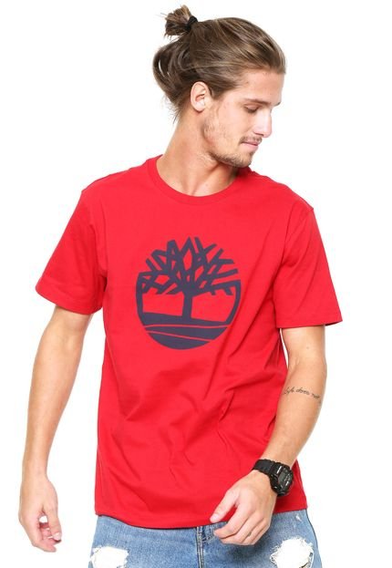 Camiseta Timberland Kennebec Vermelha - Marca Timberland