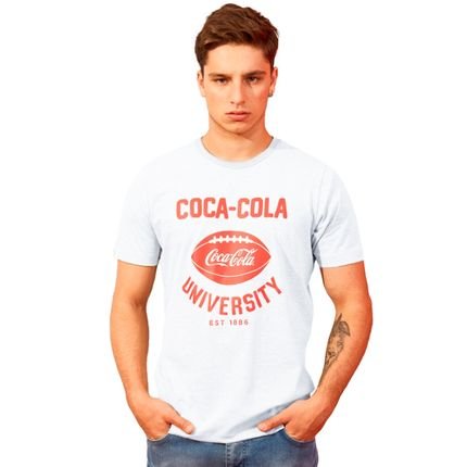 Camiseta Coca Cola University V23 Branco Masculino - Marca Coca Cola