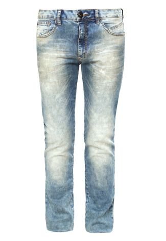Calça Jeans Triton Reta New Skinny Estonada Azul