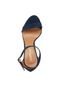 Sandália Salto Fino Dafiti Shoes Azul Marinho - Marca DAFITI SHOES