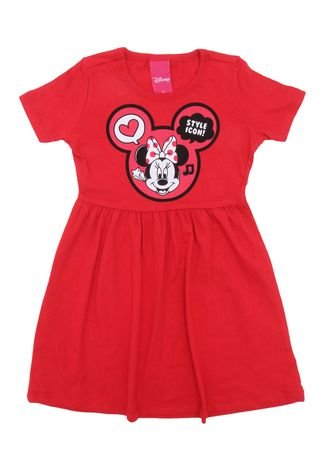 Vestido Cativa Disney Minnie Vermelho