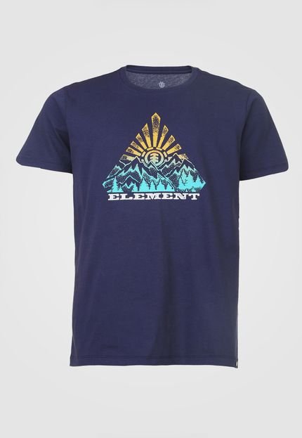 Camiseta Element Longley Azul-Marinho - Marca Element