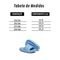 Chinelo Nuvem Slide Unissex Conforto Ergonômico Flexivel Babi Azul Claro Blue - Marca Luma Ventura
