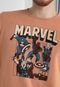 Blusa de Moletom Flanelada Fechada Cativa Marvel Avengers Caramelo - Marca Cativa Marvel