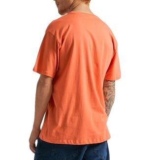 Camiseta Volcom Crisp Stone SM23 Masculina Vermelho Claro