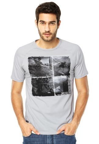 Camiseta Oakley Especial Mod Underwater Cinza
