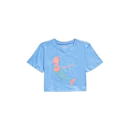 Camiseta Menina Silk From The Waves Reserva Mini Azul - Marca Reserva Mini