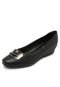 Scarpin Piccadilly Anabela Preto - Marca Piccadilly